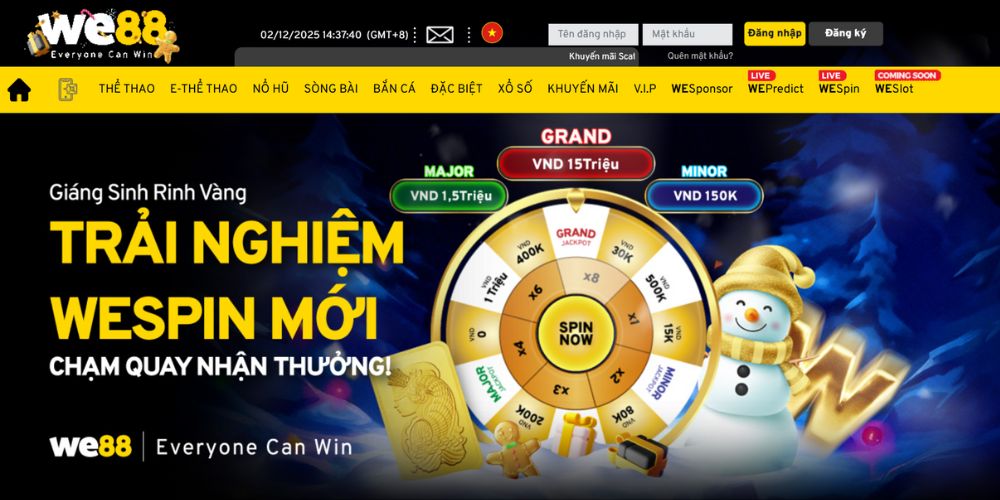 W88 / WE88 - giao diện và sản phẩm